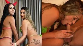 Andressa Urach porno com travesti afeminada deliciosa nua