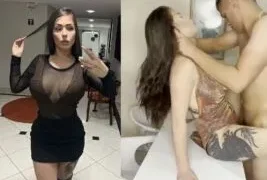 Pornô da MC Mayara dando a bucetinha em cima da mesa